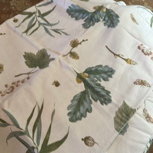 Charter club 100% cotton queen flannel top sheet and one pillowcase